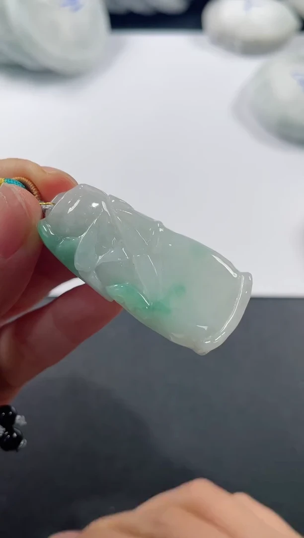 颈饰未镶嵌翡翠基地发货H 4062 竹节