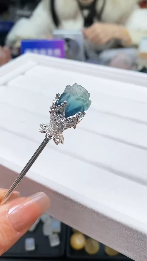 【闪购商品】萤石颈饰未镶嵌188a多样性发其一/1.14/1个