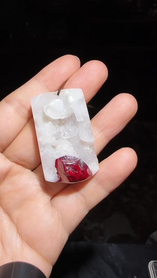 天然辰砂朱砂吊坠27