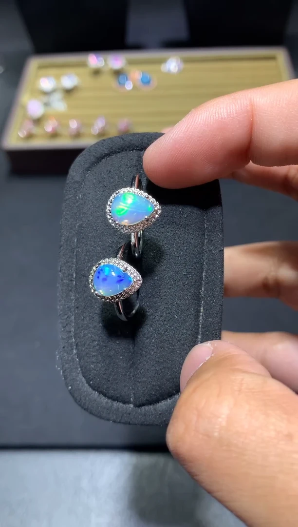 未镶嵌欧泊戒指J69【多样性发其一】