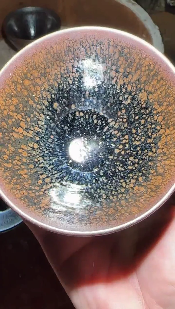 茶盏华鑫堂陈泉华老师开窑现场5