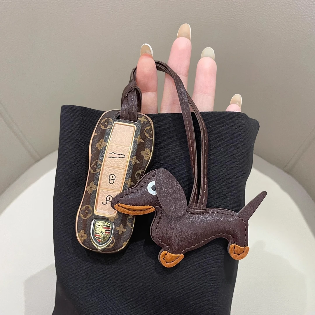 保时捷钥匙套帕拉梅拉macan卡宴帕美taycan专用718保护车扣壳包女