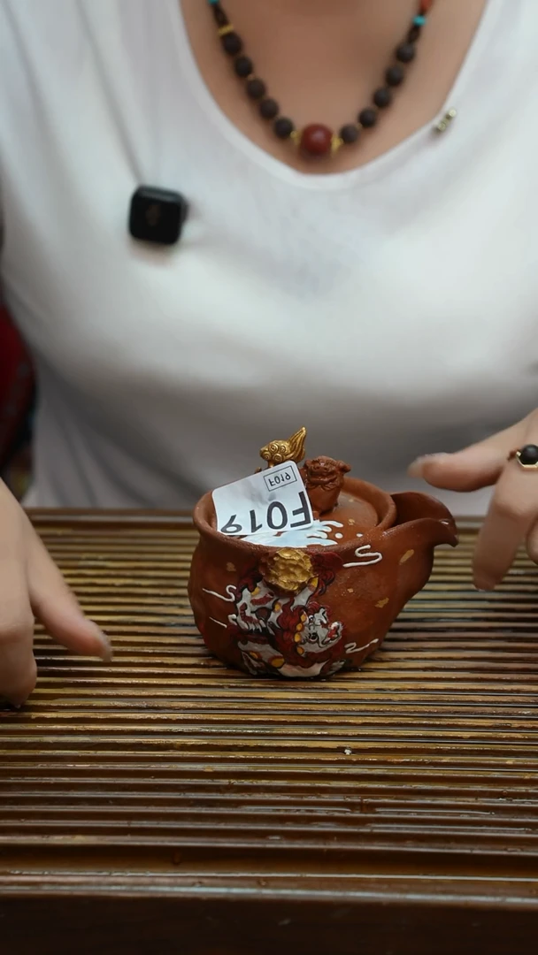 万古烧粗陶手工茶具