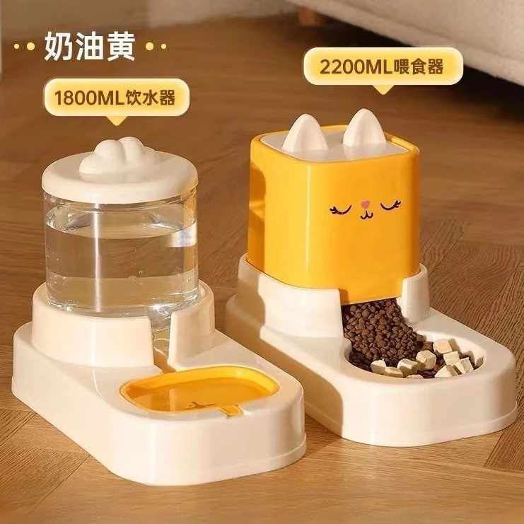 猫咪饮水机猫粮自动喂食器狗狗猫咪自动流水饮水宠物用品狗盆猫碗