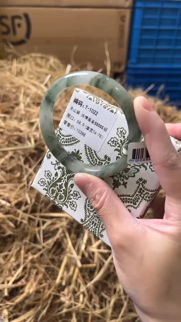 未镶嵌手镯石英质玉T-1022
