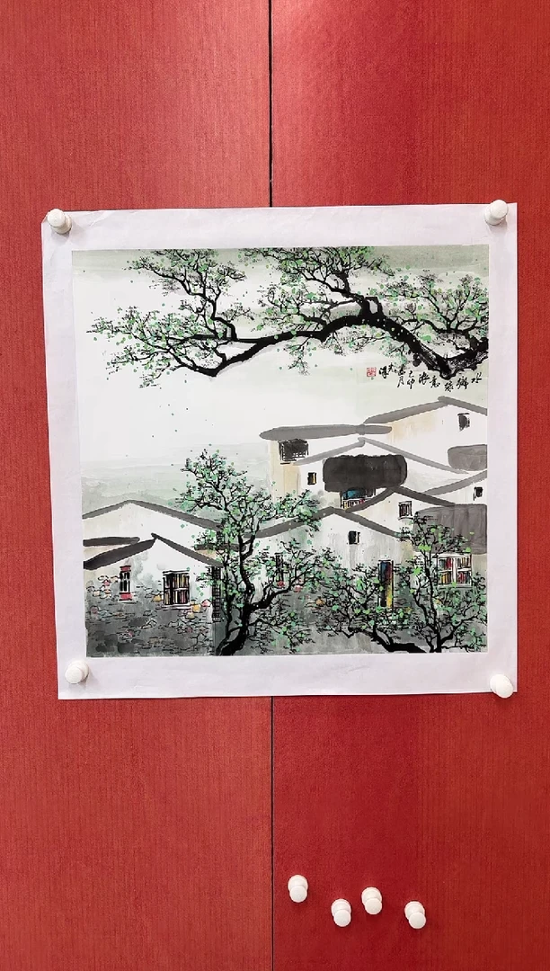 国画张先泽/精品国画/4平尺