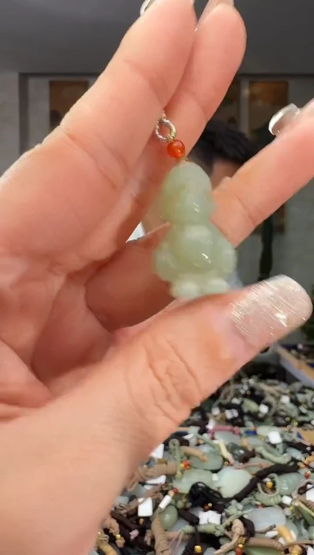 颈饰未镶嵌和田玉拍一发一多样性发货