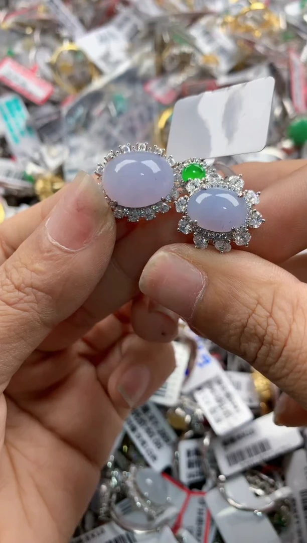 银S925镶嵌戒指翡翠777----3