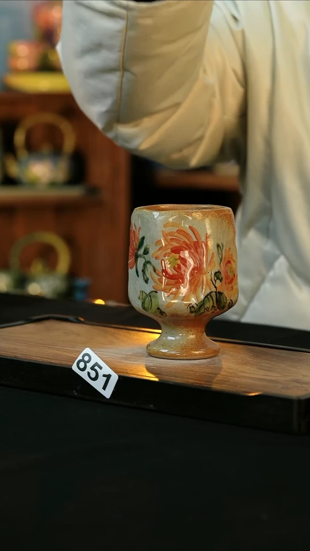 【闪购商品】杯手绘心瓷陶瓷浮力