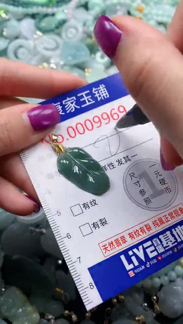 颈饰未镶嵌翡翠9969