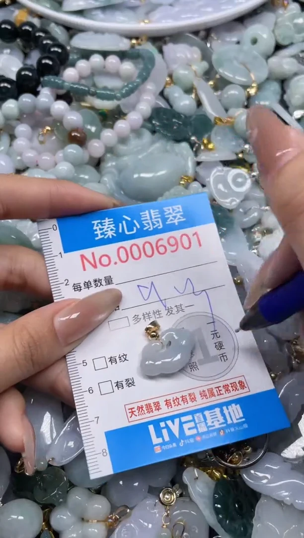 颈饰未镶嵌翡翠6801