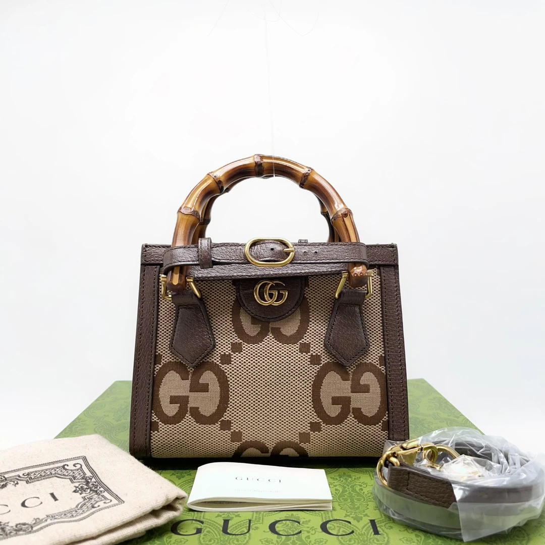95新 GUCCI/古驰 竹节包/单肩包/C21/024063