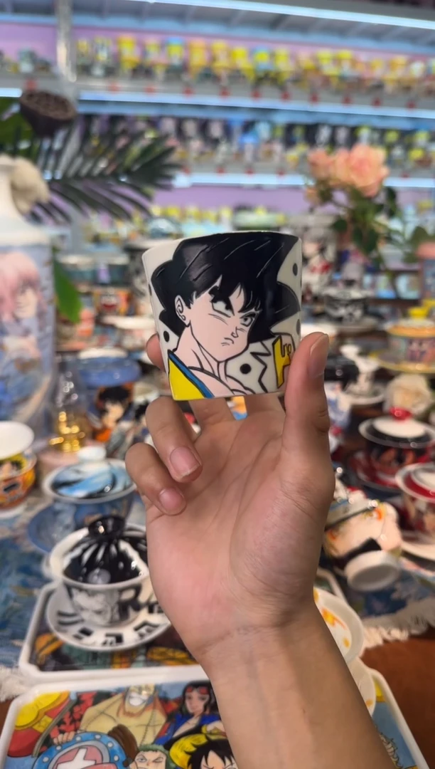 高温釉下彩纯手工手绘陶瓷
