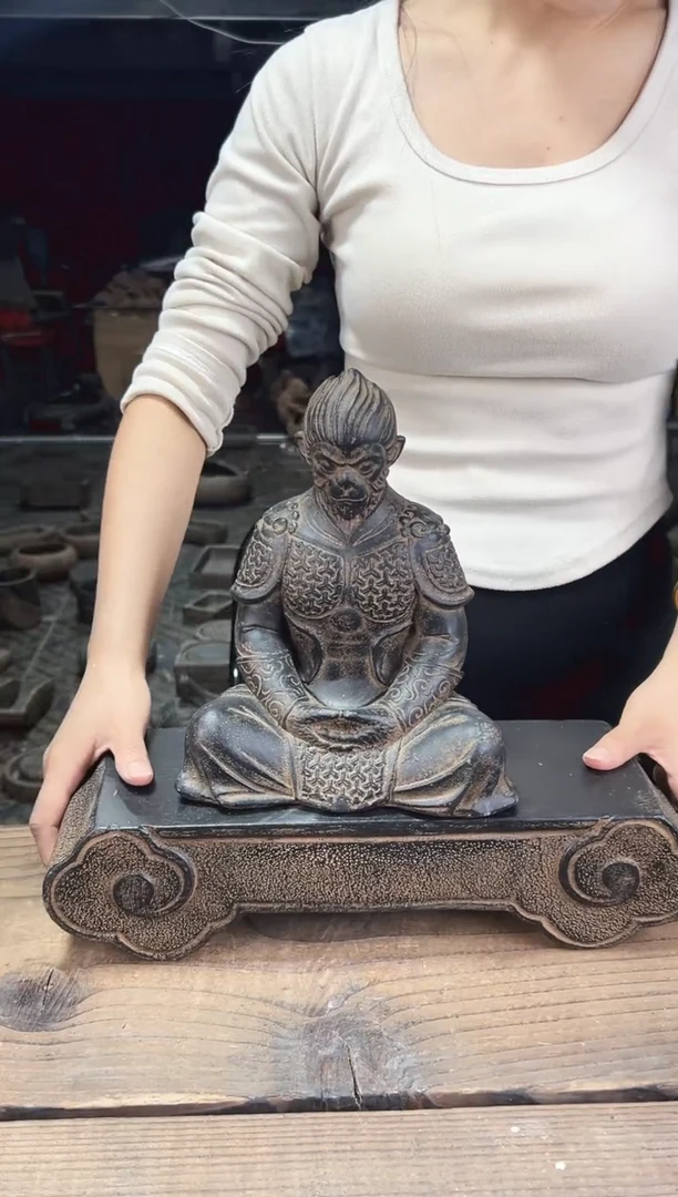 陶土【火山泥】云台小底座+大悟空