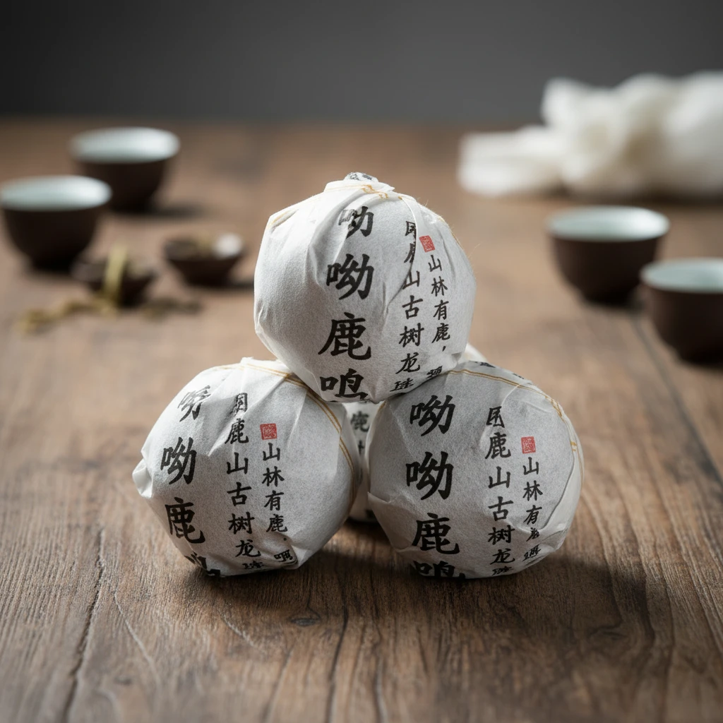2026年 困鹿山【呦呦鹿鸣】龙珠生茶 8克/颗(普洱茶区)