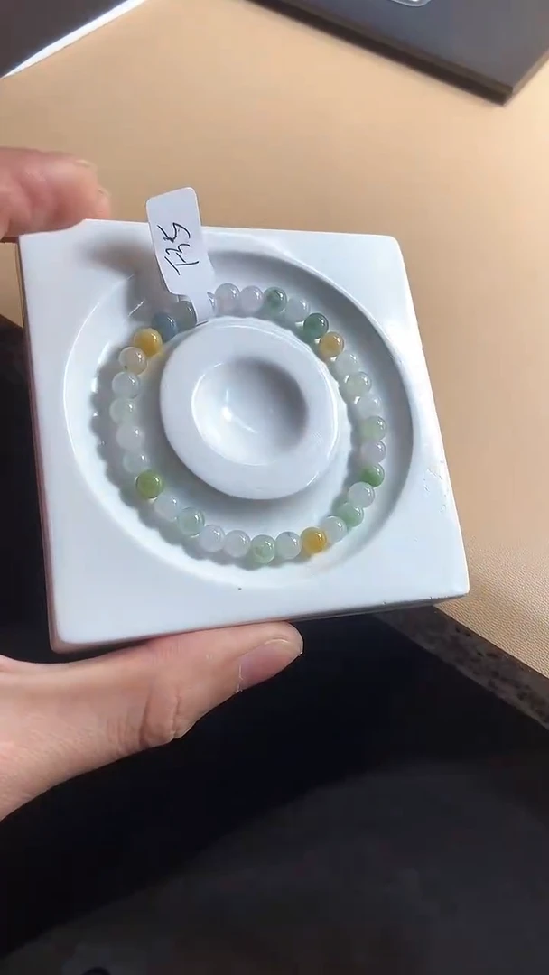 【闪购商品】翡翠手串未镶嵌天然翡翠A货手串F35