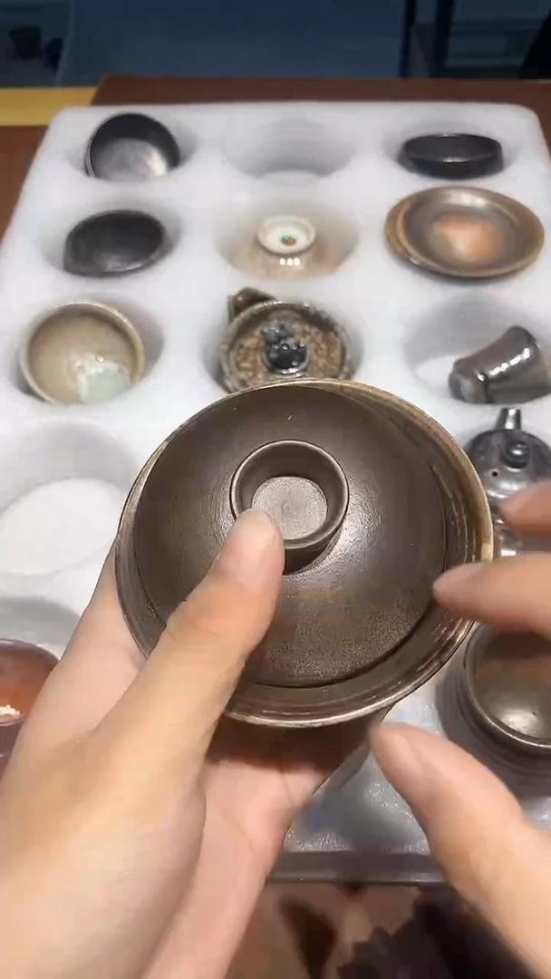 奢瓷/瑞寅柴烧茶器（盖碗）689