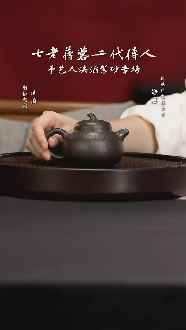 茶壶紫砂49HT洪滔茄段铁星砂260c