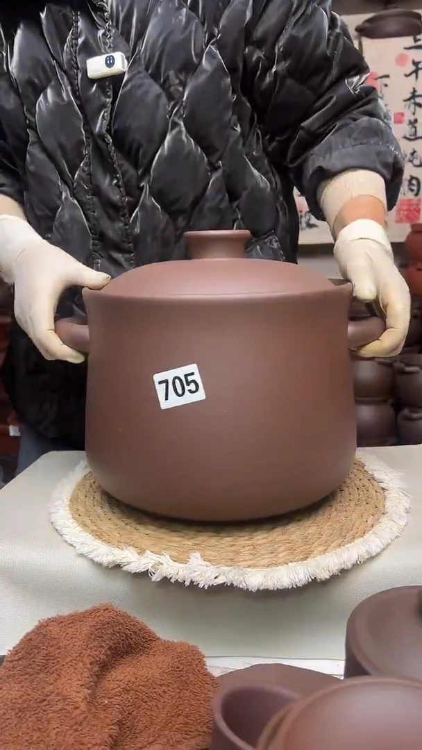 宜兴紫砂微瑕9升小蛮腰705