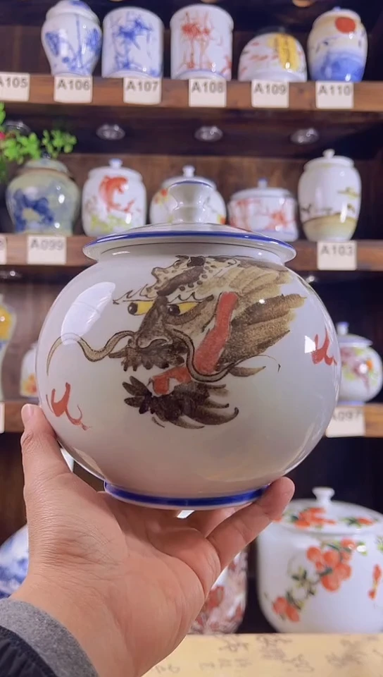 迎君陶瓷纯手工手绘2