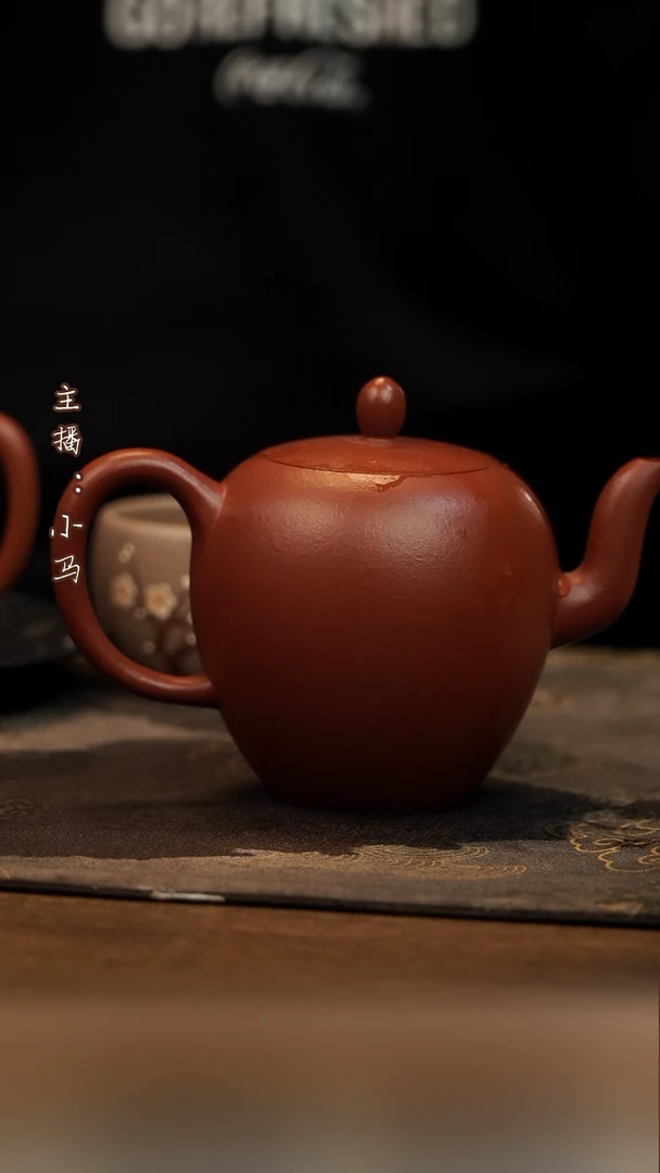 茶壶紫砂美人肩 小煤窑朱泥