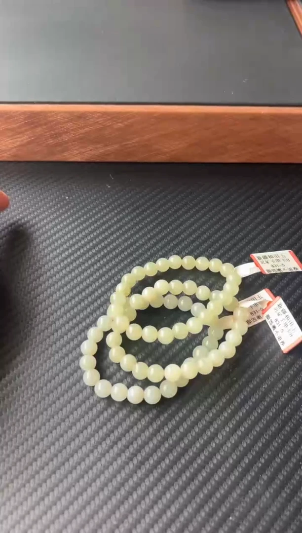 手串未镶嵌和田玉且末微色差近矿卡8多样性发货拍一发一