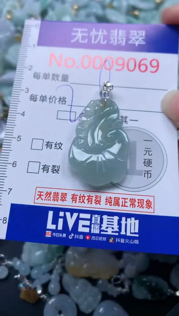 颈饰未镶嵌翡翠9069