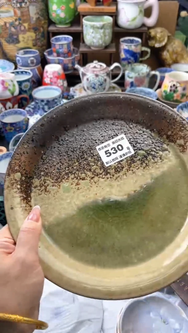 瓷片李*豆530号六六工艺品瓷器