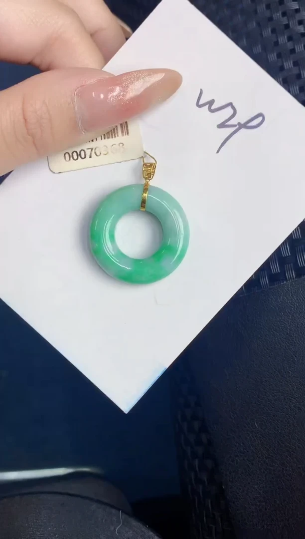 【闪购商品】翡翠颈饰18K金镶嵌000000000