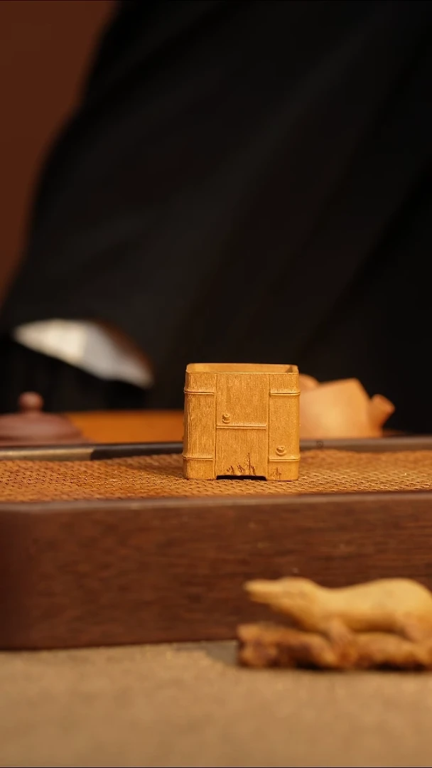 茶壶紫砂四方灵竹杯