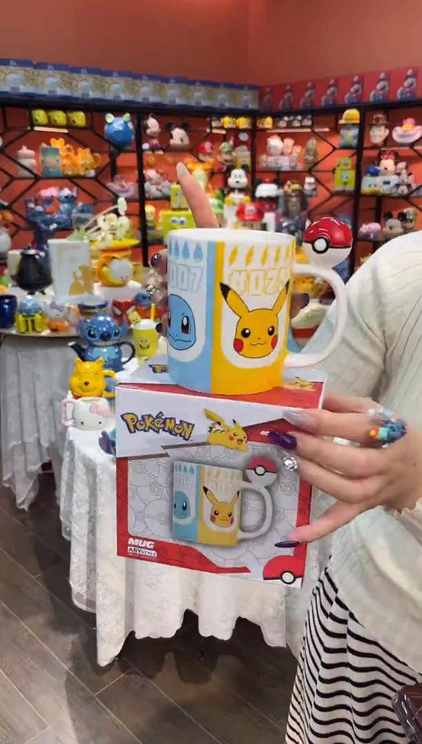 瓷片@@神奇宝贝第一世代陶瓷水杯（礼盒）