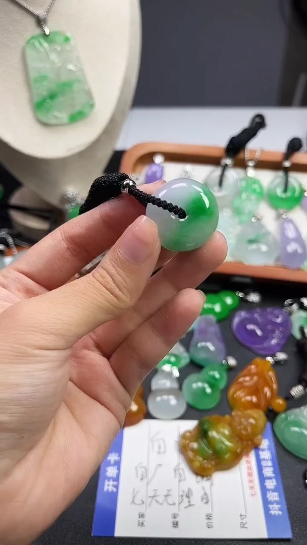 颈饰未镶嵌翡翠  所见即所得 一图一物