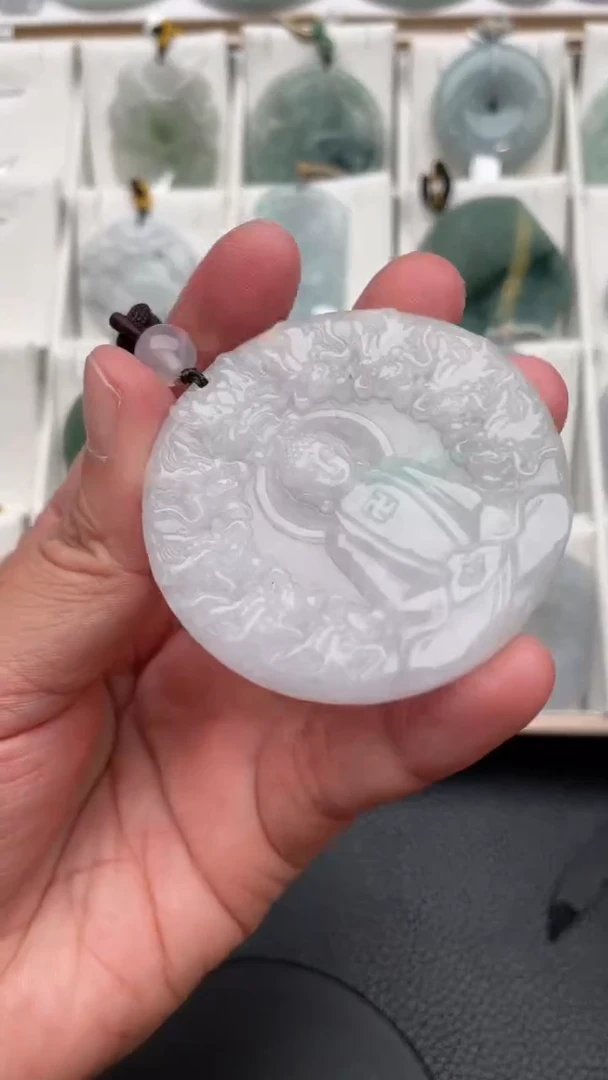 颈饰未镶嵌翡翠天然缅甸翡翠A货120