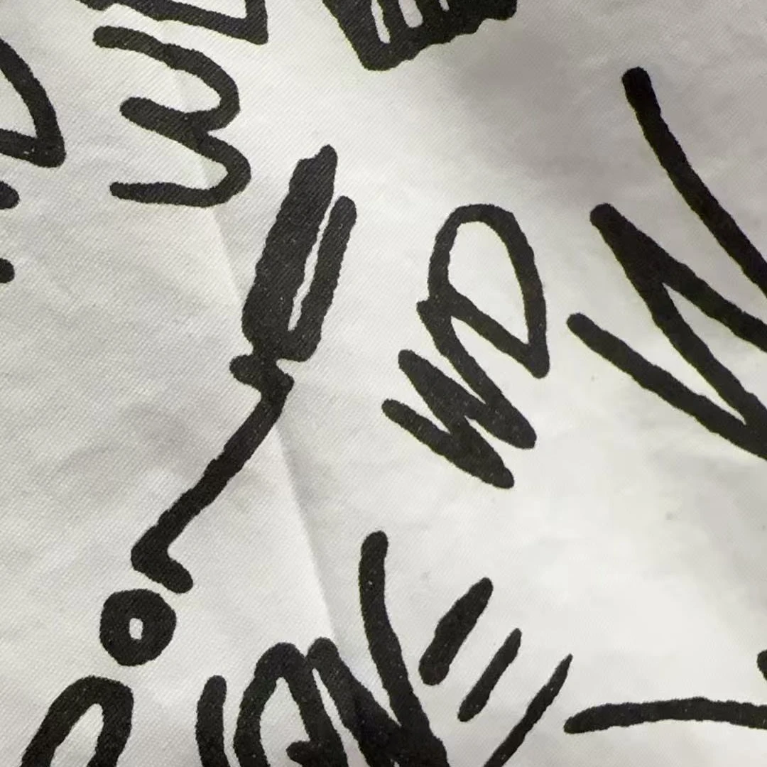 WE家涂鸦字母短袖衬衫男女同款