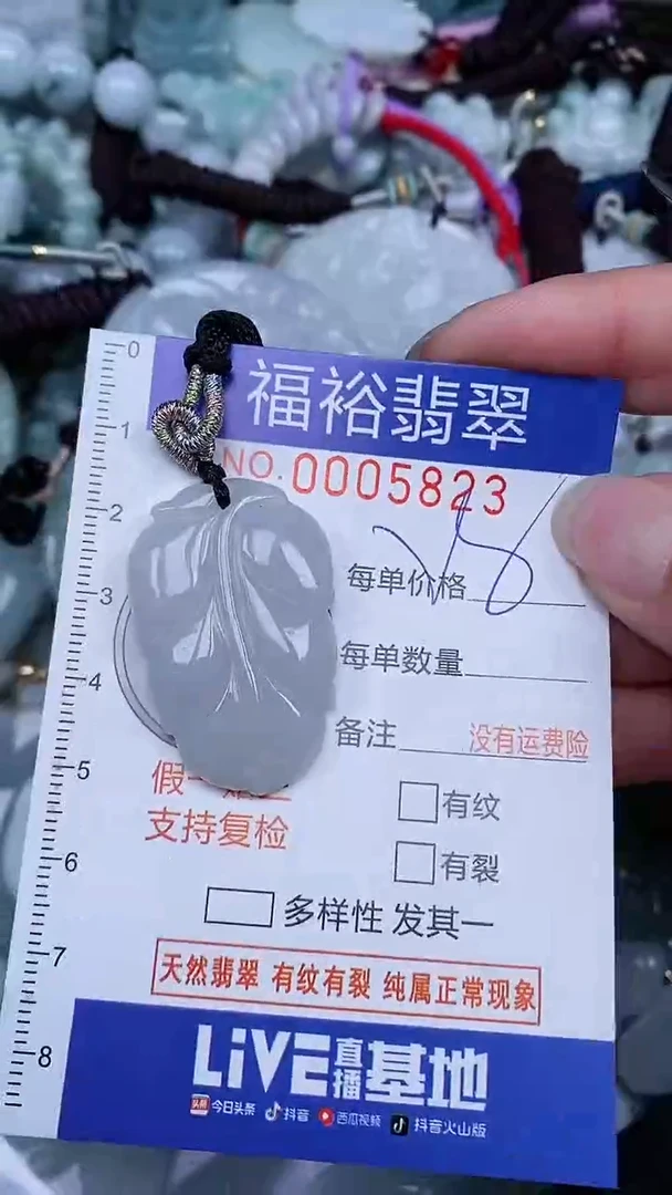 翡翠未镶嵌颈饰...0005823