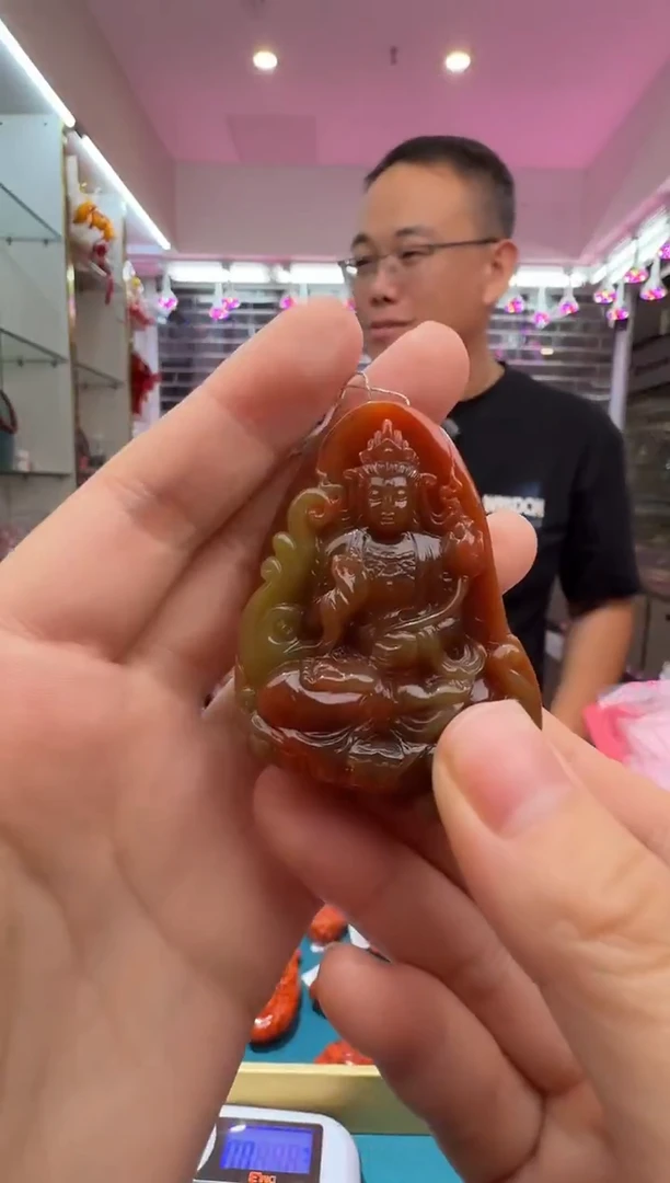 未镶嵌雕刻南红玛瑙065ZB1102产品一个