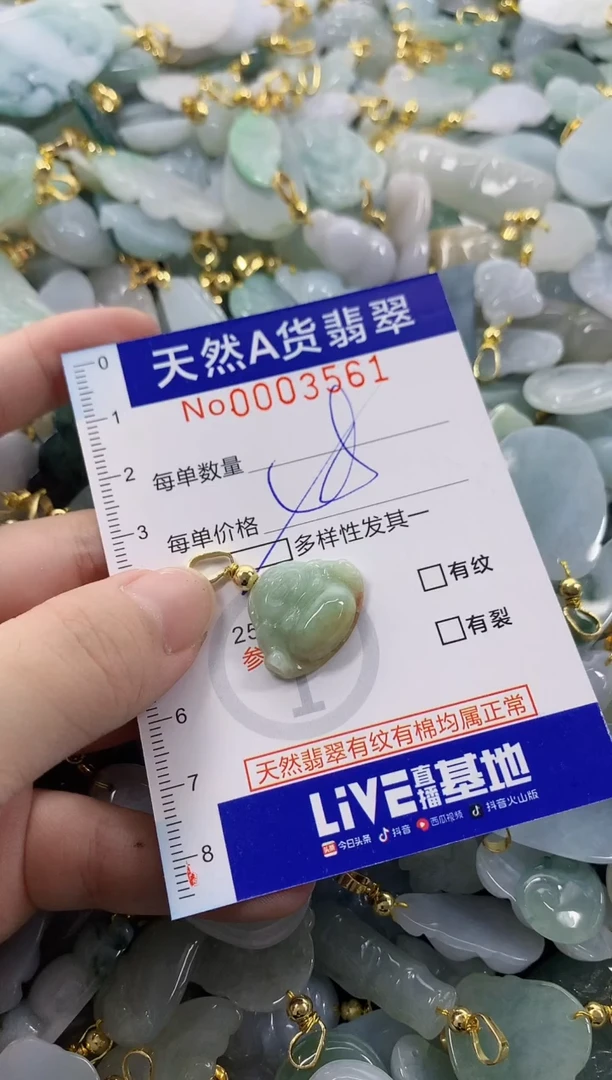 颈饰未镶嵌翡翠天然A货翡翠