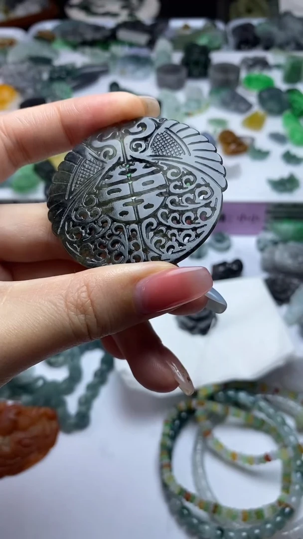 定制翡翠未镶嵌毛货定制不退不换