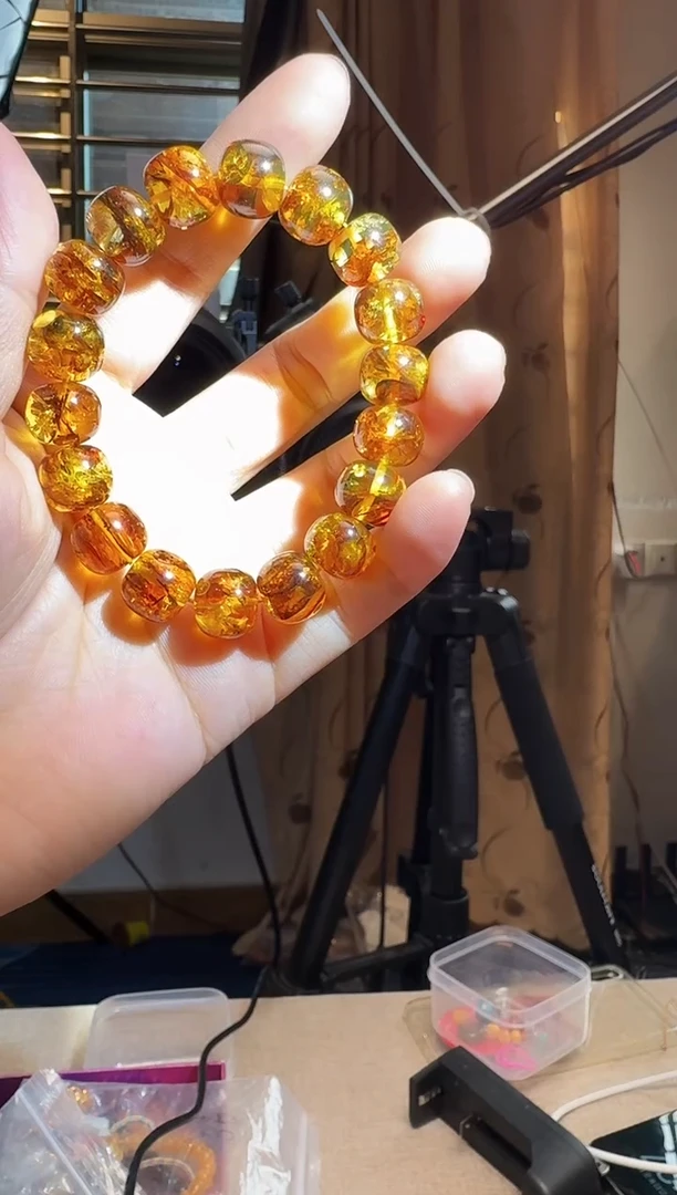 【闪购商品】琥珀珠宝奇石未镶嵌12mm