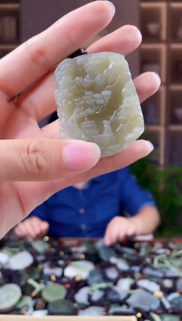 未镶嵌和田玉挂件拍一发一，多样性发货