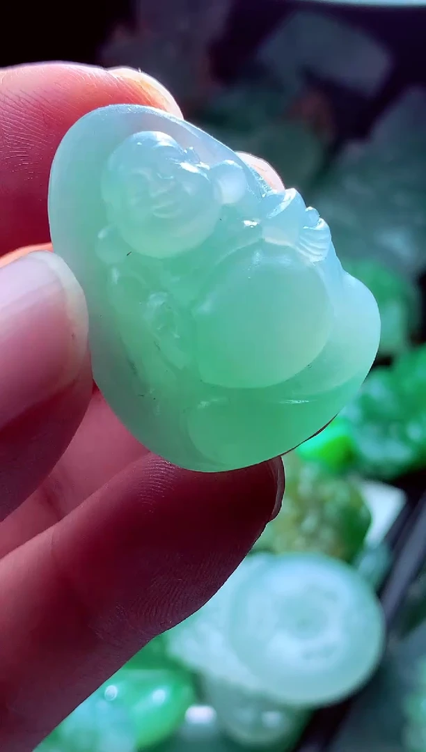 未镶嵌定制翡翠银**?翡翠毛货定制