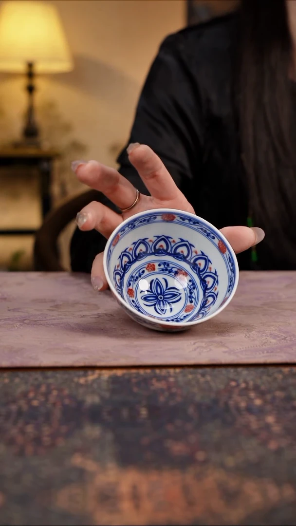 杯景德镇陶瓷杯碗柴烧多人