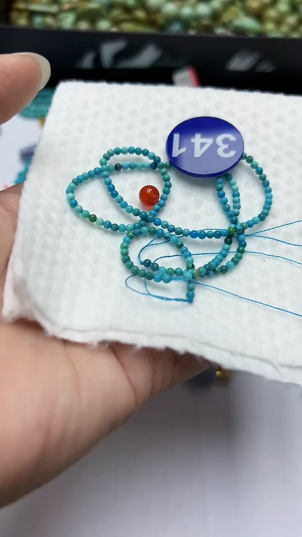 玛瑙/玉髓手串未镶嵌341