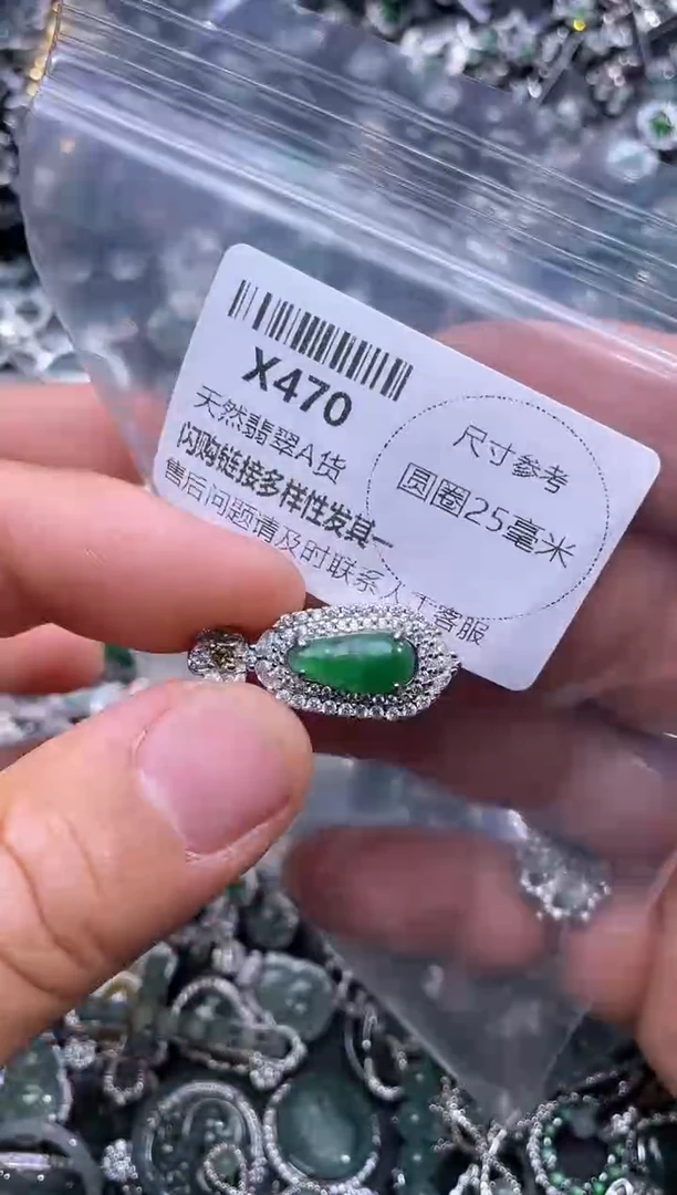 【闪购商品】翡翠颈饰未镶嵌X470吊坠