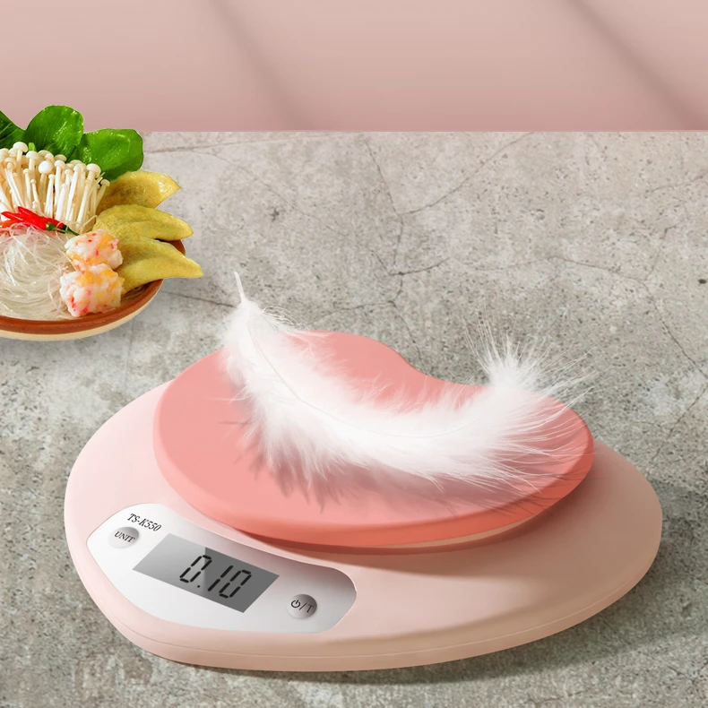 动感考拉爱心精准电子称高精度厨房秤家用小型烘焙食物秤电子秤