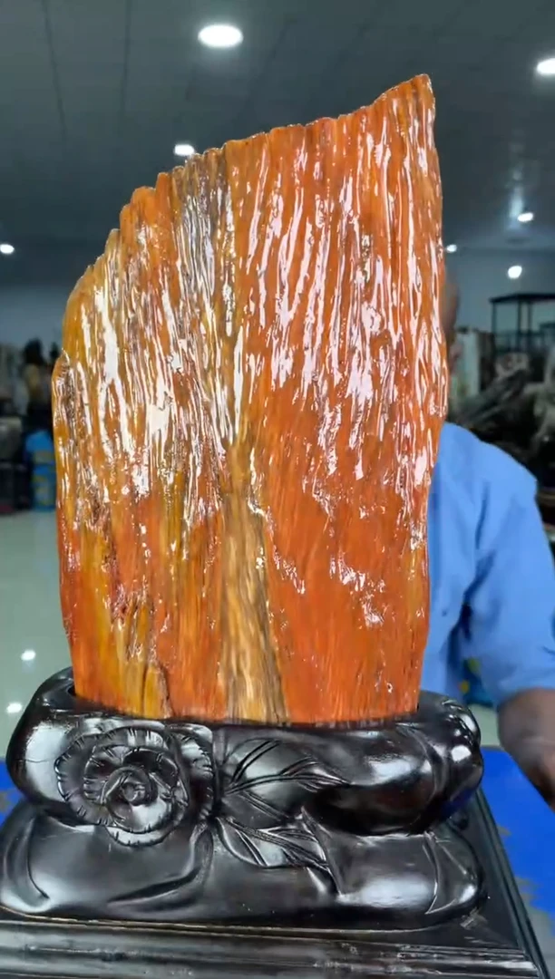 【闪购商品】硅化玉摆件未镶嵌32