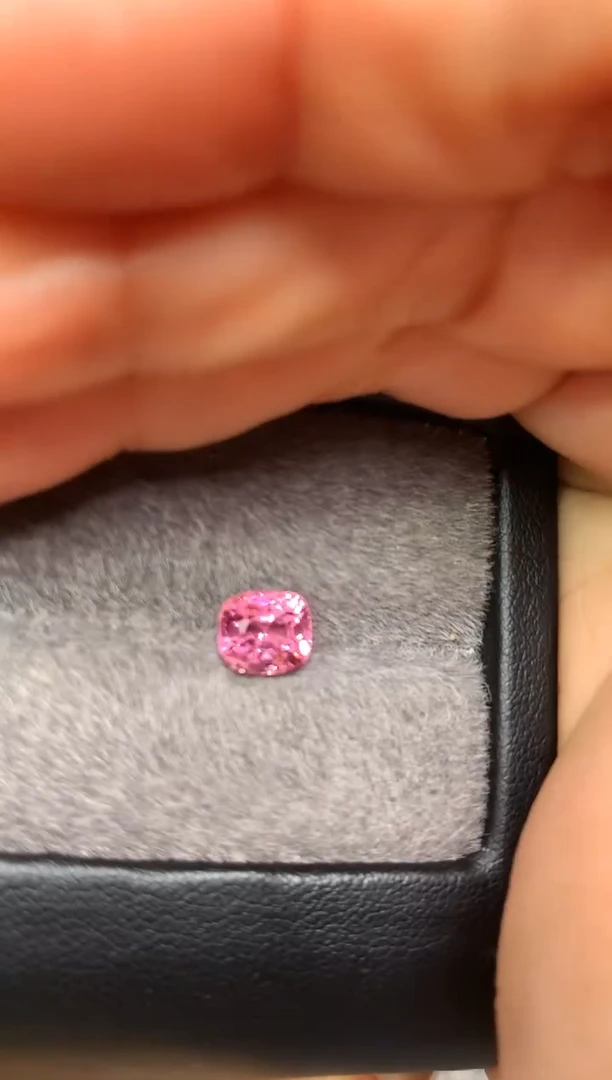 【闪购商品】定制尖晶石裸石未镶嵌枕型 樱花色调 2.06ct