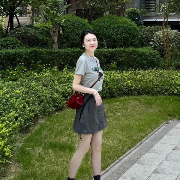 小个子穿搭一整套休闲洋气时尚减龄高级感T恤半身裙两件套装女夏