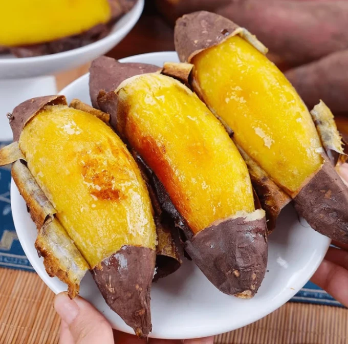 电商直采榴莲蜜薯800g~900g/份红薯