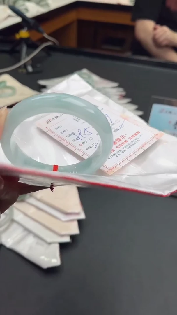 【闪购商品】定制翡翠未镶嵌天然缅甸翡翠手镯296